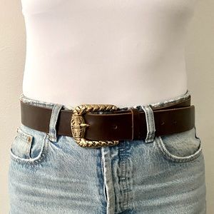 Just Cavalli Studded Brown Belt